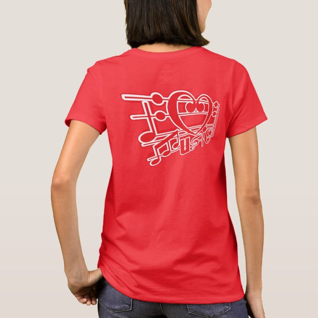 T-SHIRT J'AIME LA MUSIQUE (Dos)