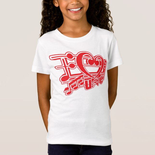 T-Shirt J'AIME LA MUSIQUE (Devant)