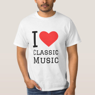 T-shirt J'aime la musique classique