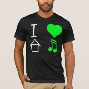 T-shirt J'aime la musique de Chambre (de coeur) - vert de