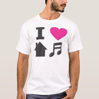 T-shirt J'aime la musique de maison