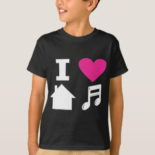 T-shirt J'aime la musique de maison