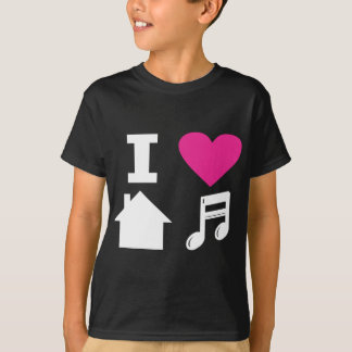 T-shirt J'aime la musique de maison