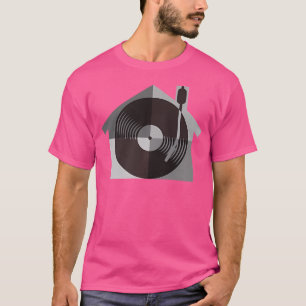 T-shirt J'aime la musique EDM House des années 80 Club de
