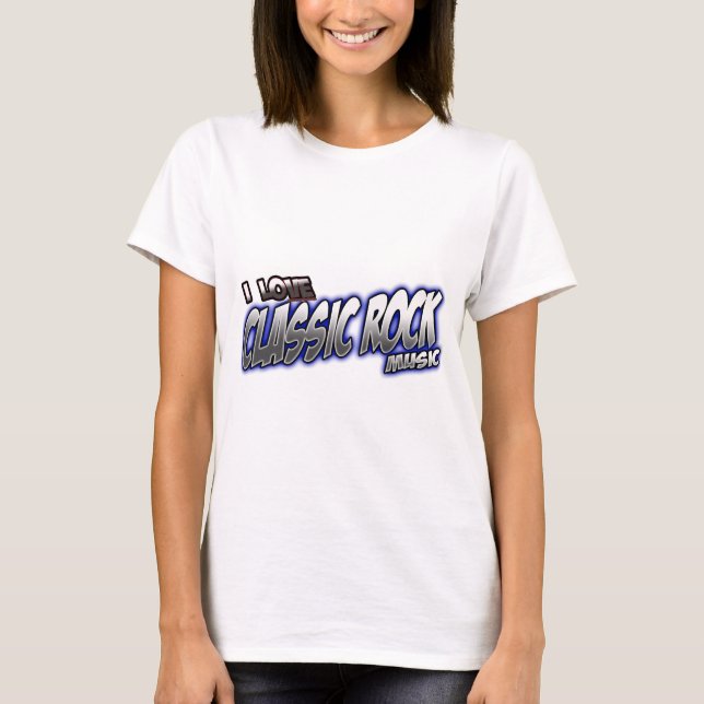 T-shirt J'aime la musique rock CLASSIQUE (Devant)