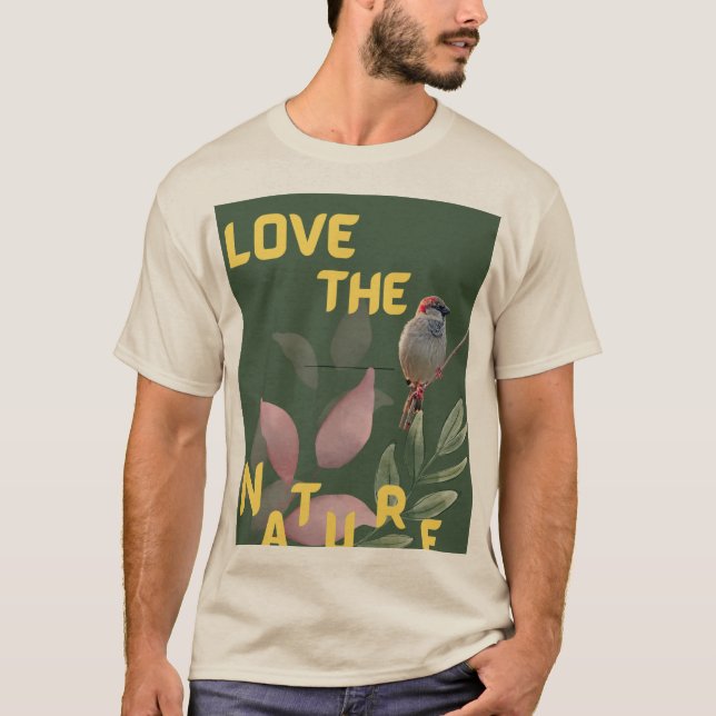 T-shirt J'aime la nature (Devant)