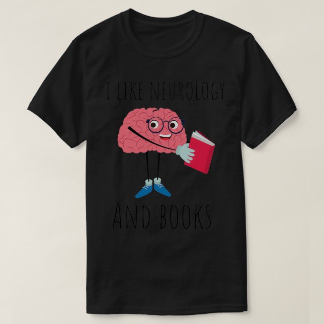 T-shirt J'Aime La Neurologie Et Les Livres Neuroscience Pu (Design devant)