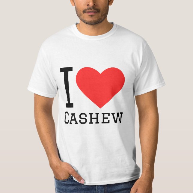 T-shirt J'aime la noix de cajou (Devant)