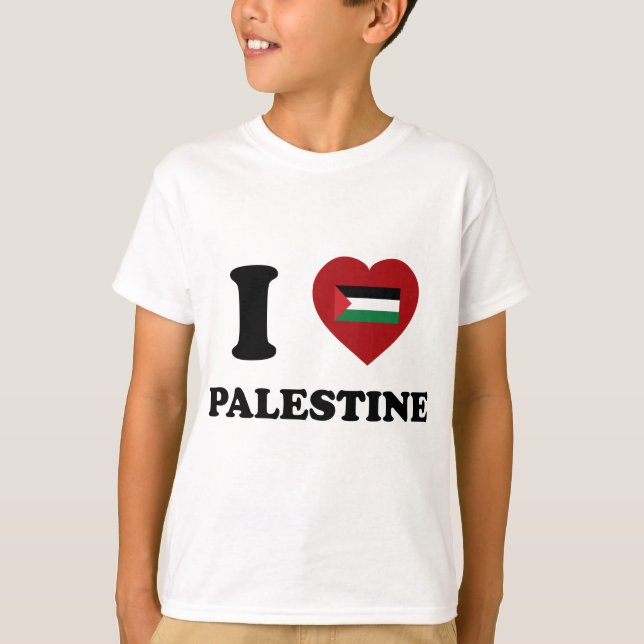 T-shirt J'aime la Palestine (Devant)