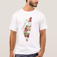 J'aime la Palestine Carte palestinienne roses