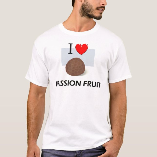 T-shirt J'aime la passiflore comestible de passiflore (Devant)