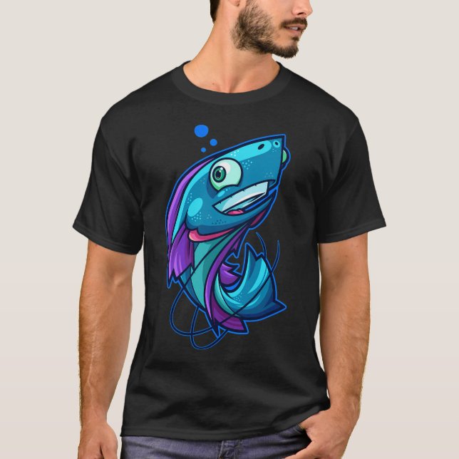 T-shirt J'aime la pêche (Devant)