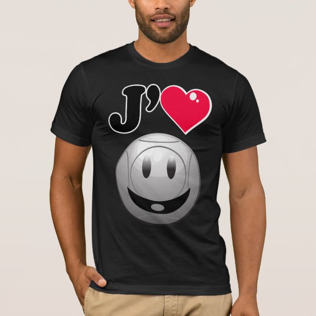 T-shirt J'aime la pétanque (Devant)