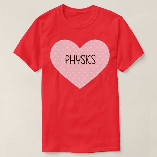 T-shirt J'aime la physique (Design devant)
