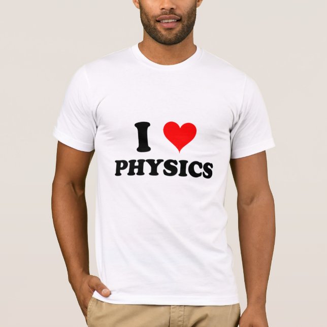 T-shirt J'aime la physique (Devant)
