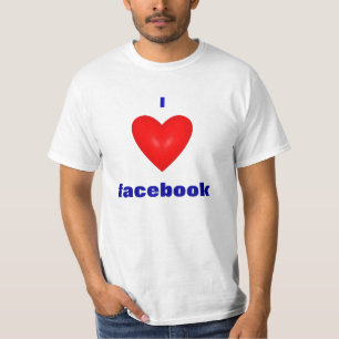 T-shirt J'aime la pièce en t de facebook