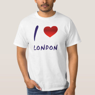 T-shirt J'aime la pièce en t de Londres