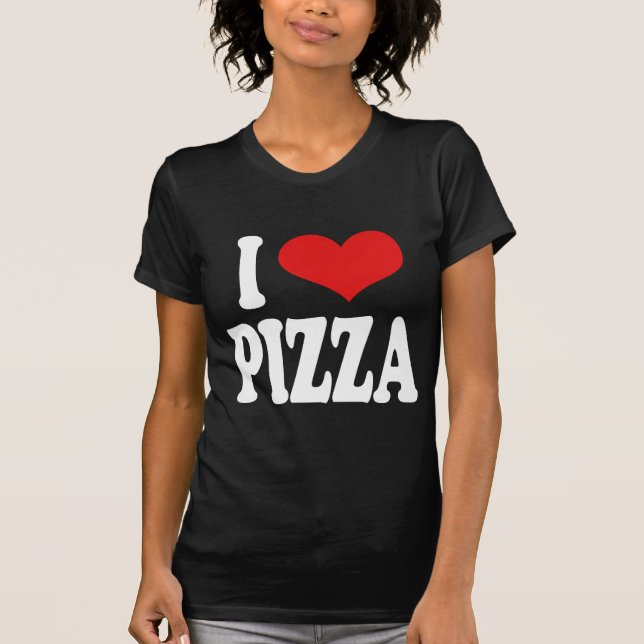 T-shirt J'aime la pizza (Devant)