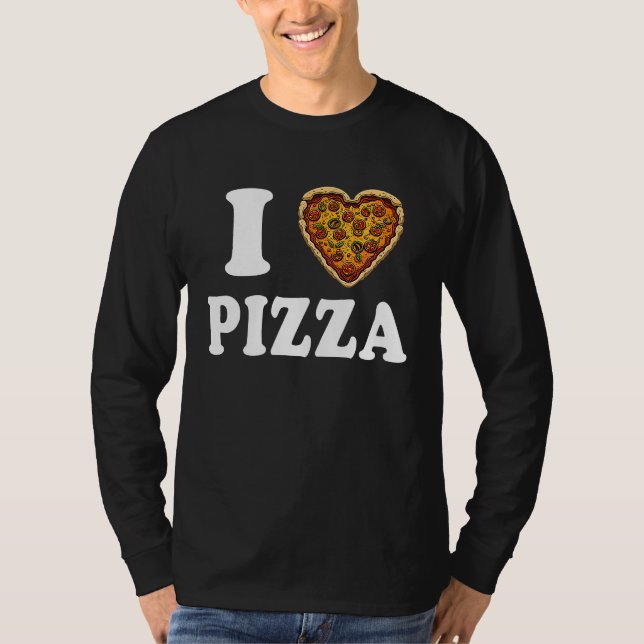 T-shirt J'aime la pizza (Devant)