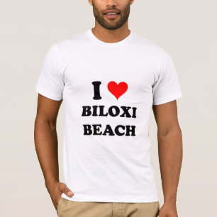 T-shirt J'aime la plage de Biloxi