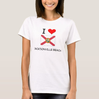 T-shirt J'aime la PLAGE la Floride de JACKSONVILLE