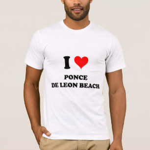 T-shirt J'aime la plage la Floride du maquereau De Léon
