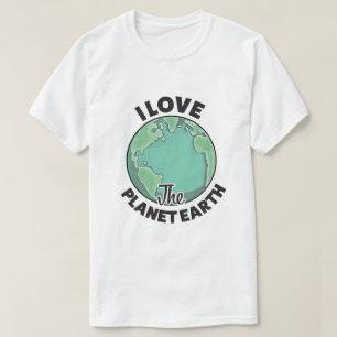 T-shirt J'Aime La Planète Terre