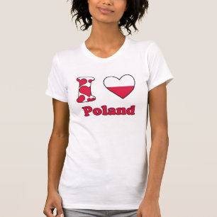 T-shirt J'aime la Pologne