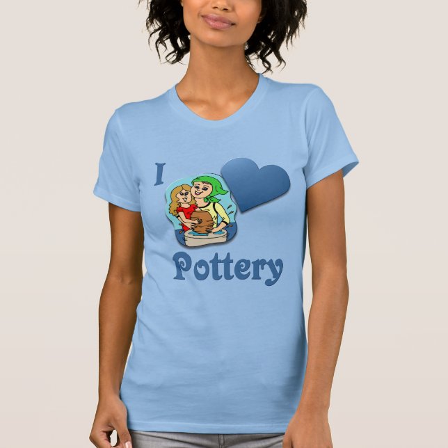 T-shirt J'aime la poterie #2 (Devant)
