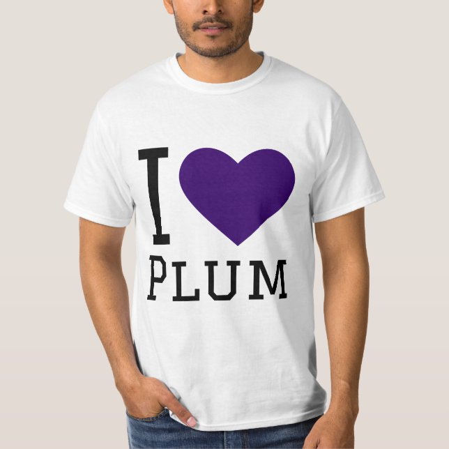 T-shirt J'aime la prune (Devant)