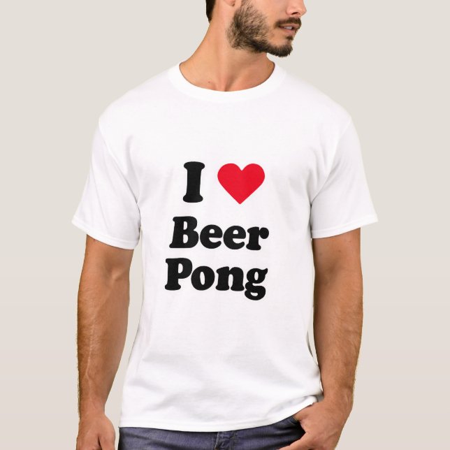 T-shirt J'aime la puanteur de bière (Devant)