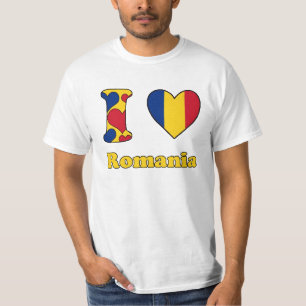 T-shirt J'aime la Roumanie