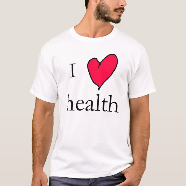 T-shirt J'aime la santé (Devant)