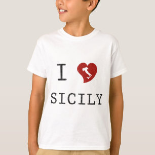 T-shirt J'aime la Sicile