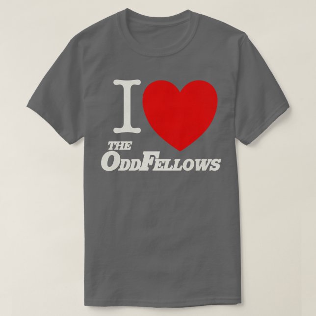 T-shirt J'Aime La Société Secrète Oddfellows (Design devant)