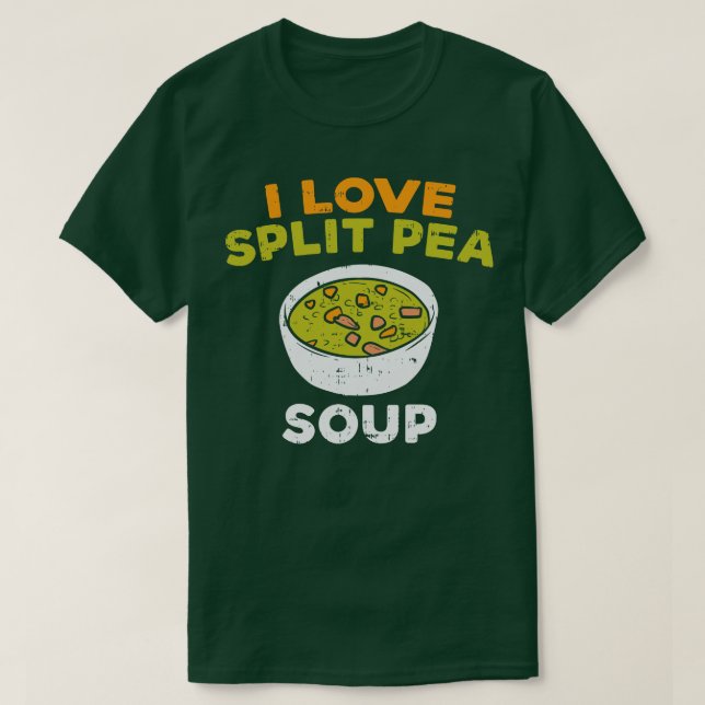 T-shirt J'Aime La Soupe De Pois Split (Design devant)