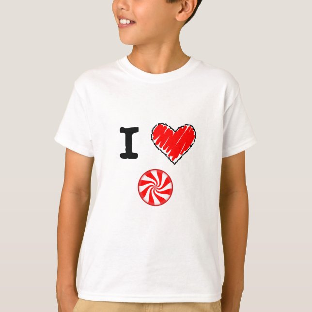 T-shirt J'aime la sucrerie (Devant)