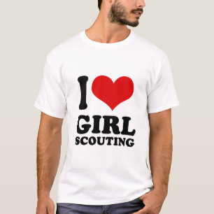 T-shirt J'aime la surveillance de fille