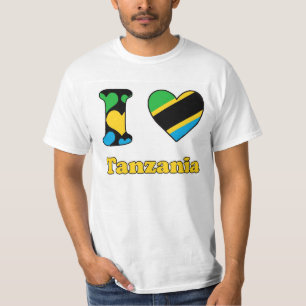 T-shirt J'aime la Tanzanie