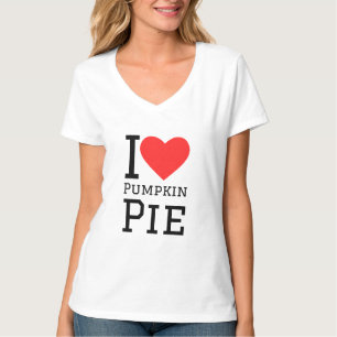 T-shirt J'aime la tarte citrouille