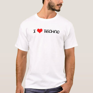 T-shirt J'aime la techno