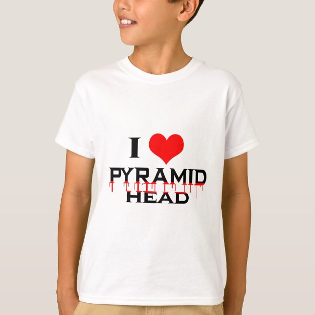T-shirt J'aime la tête de pyramide (Devant)
