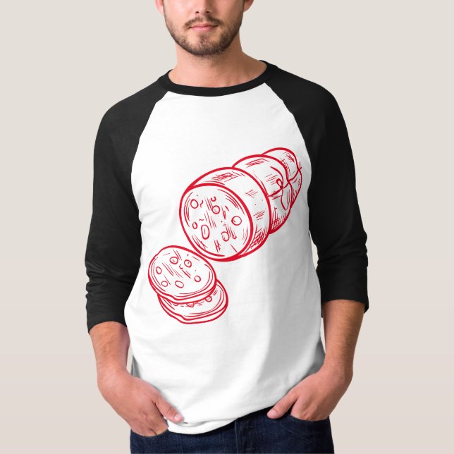 T-shirt J'aime la viande (Devant)