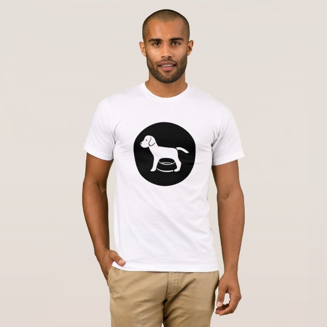 T-shirt j'aime Labrador (Devant entier)