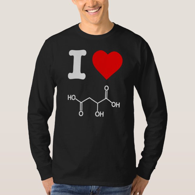 T-shirt J'Aime L'Acide Malique Exfoliate Chimie De Soins D (Devant)