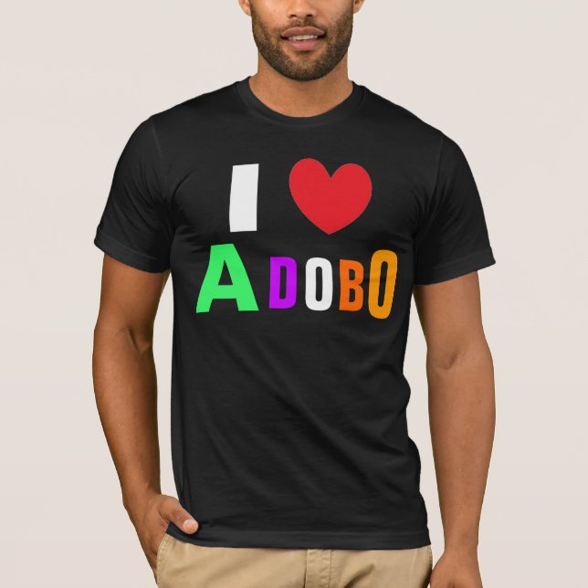 T-shirt J'aime l'Adobo (Devant)