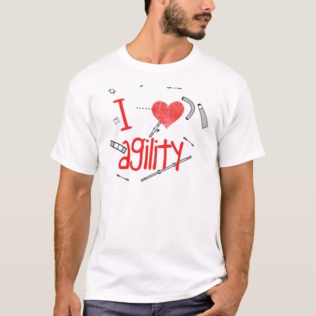T-shirt J'aime l'agilité (Devant)