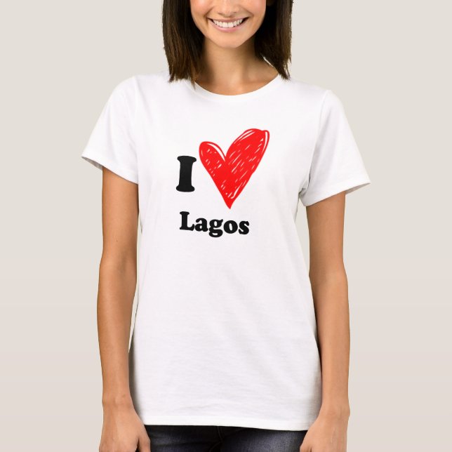 T-shirt J'aime Lagos (Devant)