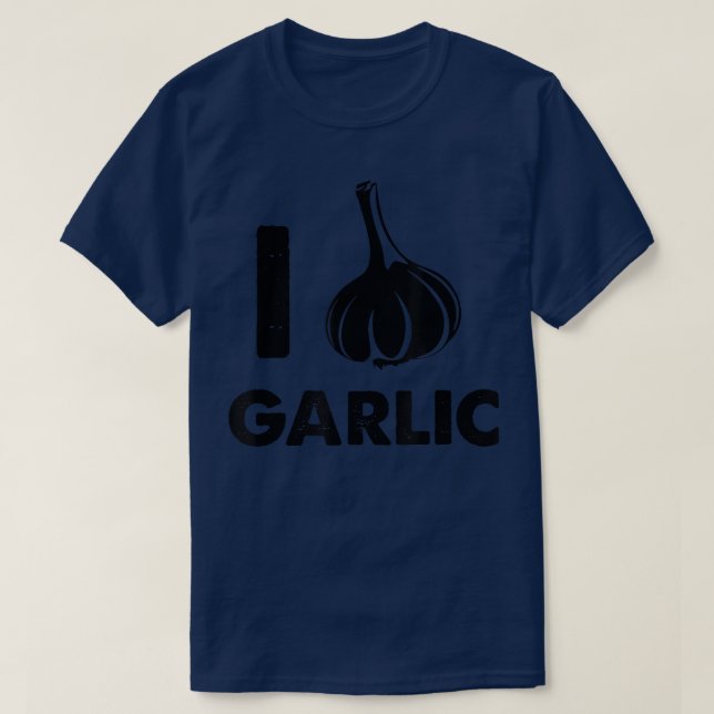 T-shirt J'aime l'ail (Design devant)