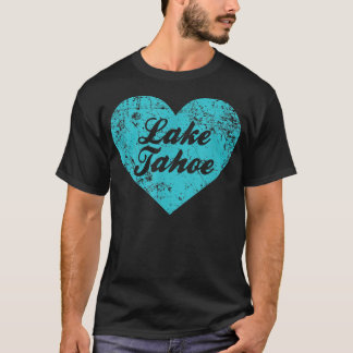 T-shirt J'aime Lake Tahoe , Nevada Cadeau de camping